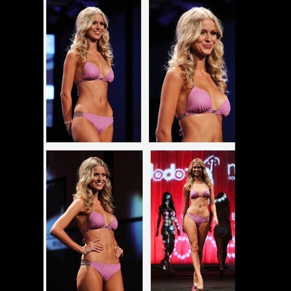 Nwt Kooey Australia "Katie" Purple Bikini US XS - Picture 3 of 16